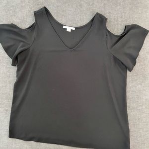 Cooper & Ella Cold Shoulder Blouse Sz L